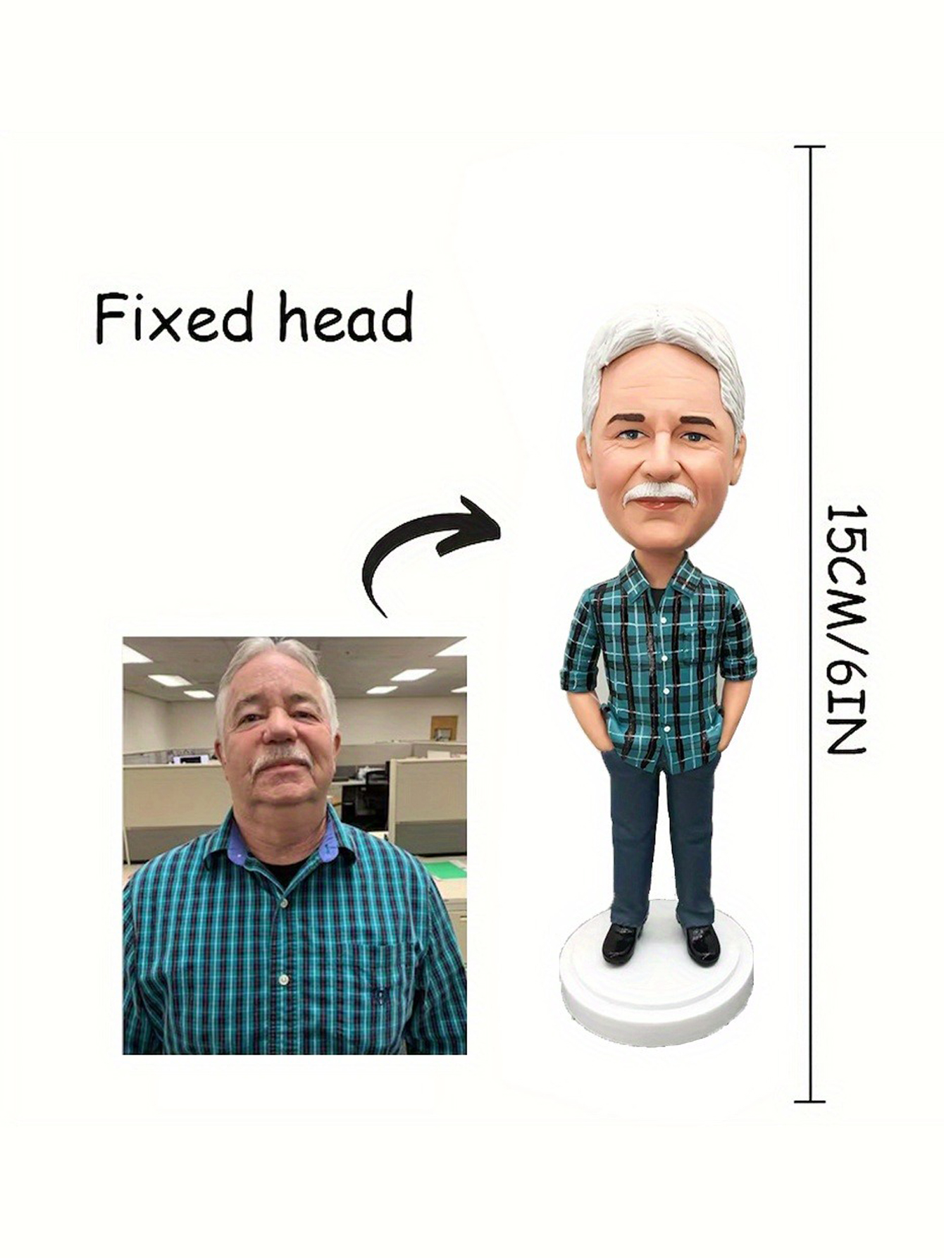 Cartoon Clay Bobblehead Dolls - Handcrafted Custom Bobblehead Figures